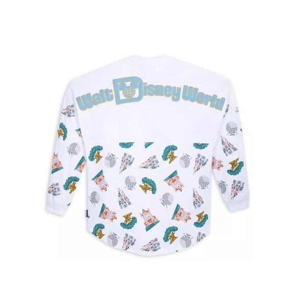 Walt Disney World Parks Icons Spirit Jersey Adult XXL - Picture 1 of 4